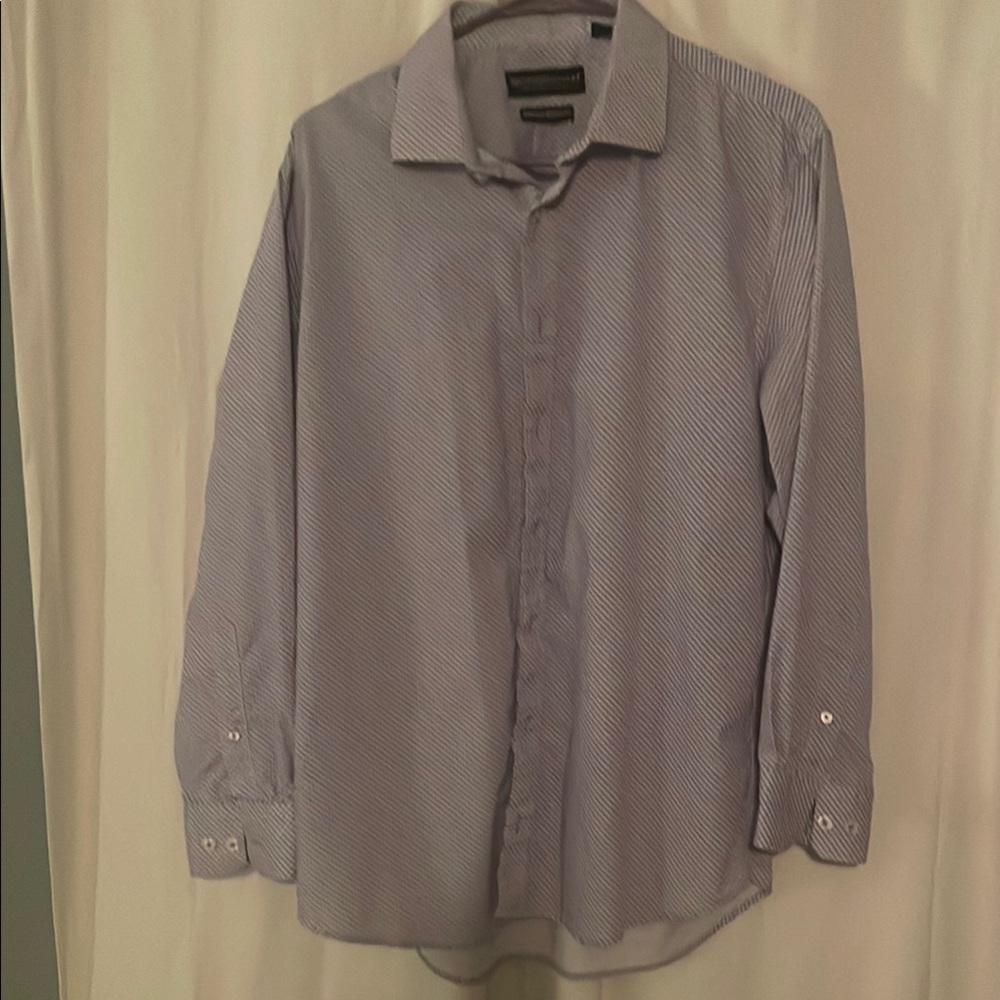 Men's Blue Striped Shirt